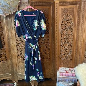 DKNY NAVY FLORAL DRESS